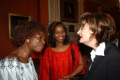 Mrs Obichukwu with former Enfield Mayor and Mrs Blair